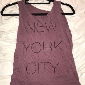 Purple brandy tank